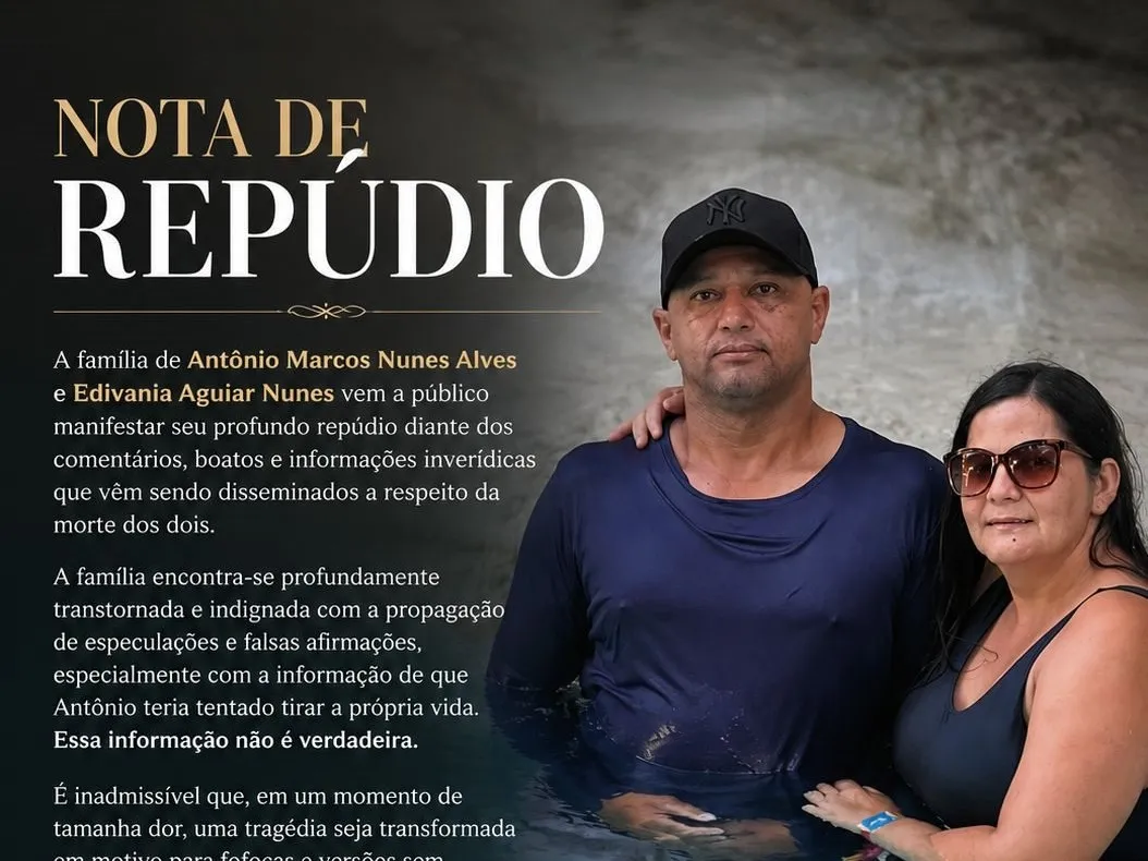 Família de vítimas de acidente na BA-152, em Livramento, divulga nota de repúdio sobre boatos a respeito da fatalidade