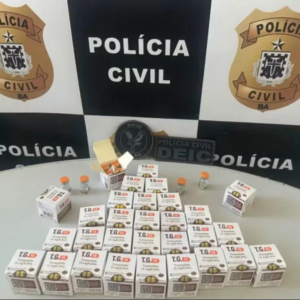 Mais de 100 canetas emagrecedoras são apreendidas em Vitória da Conquista