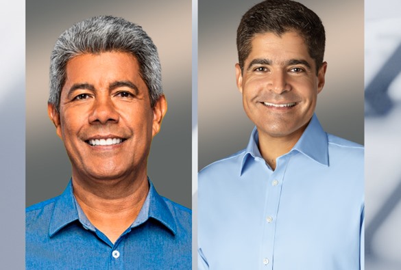 Pesquisa Atlas na Bahia: Jerônimo tem 54,8% dos votos válidos; ACM Neto, 45,2%