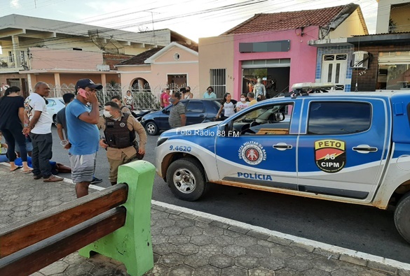 Acidente grave foi registrado no centro de Livramento   