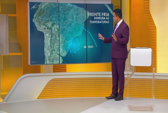 Frente fria chega e temperaturas deverão cair