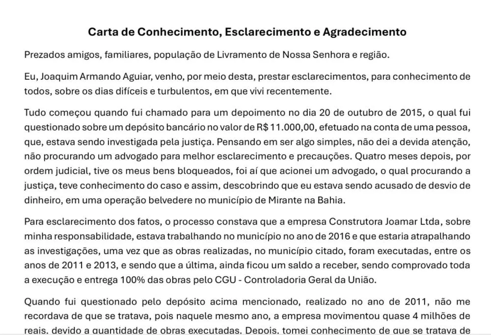 Operação Belvedere: empresário livramentense acusado é absolvido dez anos depois