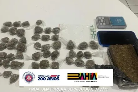 Homem é preso com drogas durante patrulhamento em Paramirim