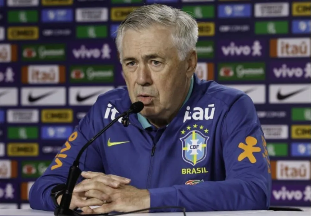 Ancelotti diz que fechou lista da Seleção horas antes da convocação