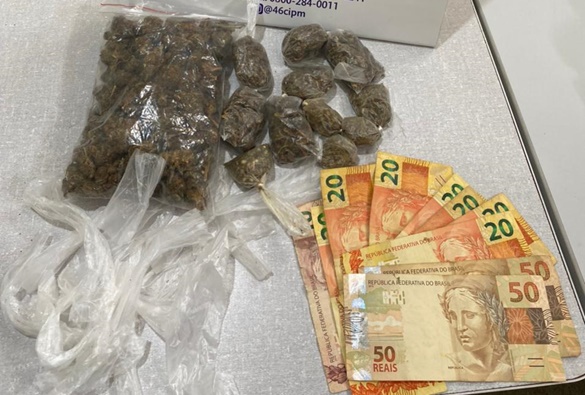 Homem é encaminhado a Delegacia de Livramento por tráfico de drogas