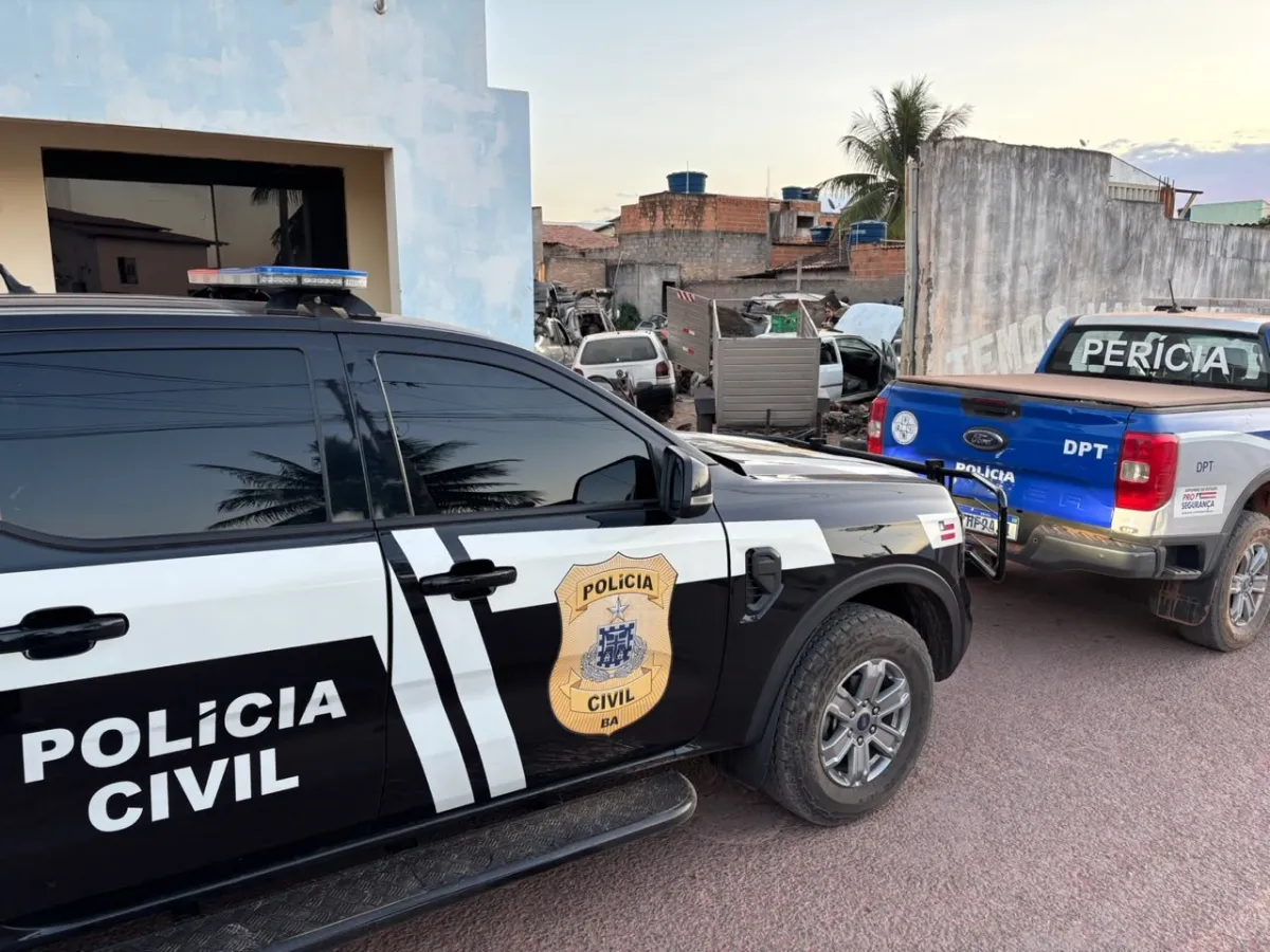 Polícia Civil localiza desmanche clandestino e prende quatro pessoas em Seabra
