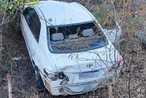 Acidente de trânsito é registrado na Serra das Almas