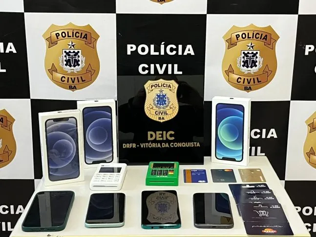 Acusados de clonar cartões de crédito são presos em Vitória da Conquista