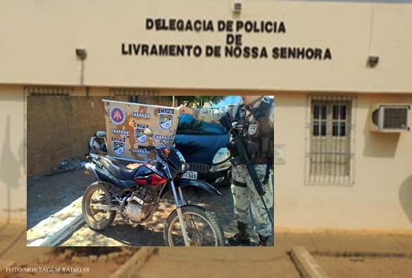Livramento: Motocicleta com chassi e placa adulterados é apreendida pela CIPE/Chapada