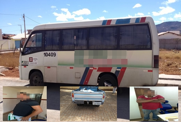 Motorista de micro-ônibus e comparsa são presos por tráfico de droga em Paramirim