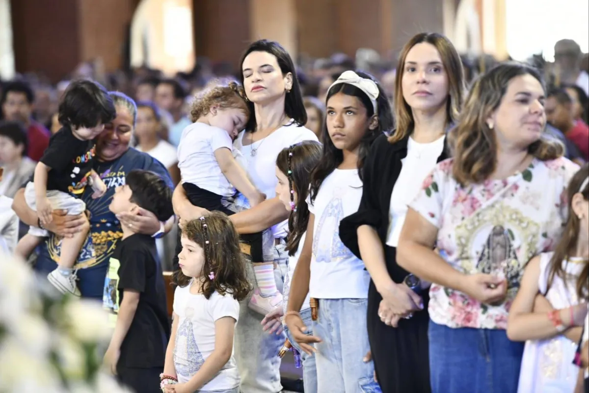 Missa das Crianças reúne pequenos devotos no Santuário