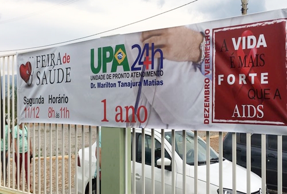 Livramento: UPA faz 01 ano,  feira de saúde marca as comemorações.