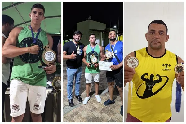 Atletas de Livramento se destacam em competição de supino em Contendas do Sincorá