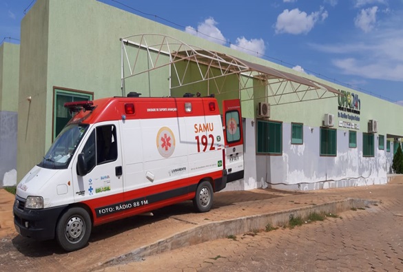 Casal é encaminhado para UPA 24h após acidente em Livramento