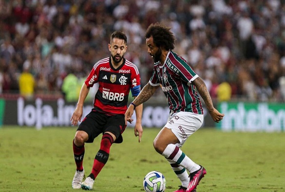 Mesmo com um a menos, Fluminense segura empate com o Flamengo na Copa do Brasil