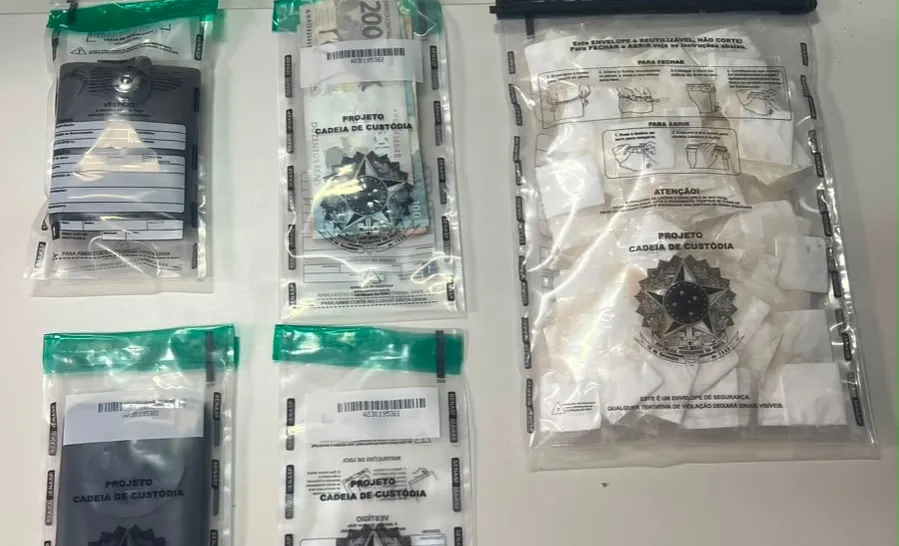 190 porções de cocaína são apreendidas e suspeito é preso em Rio do Pires