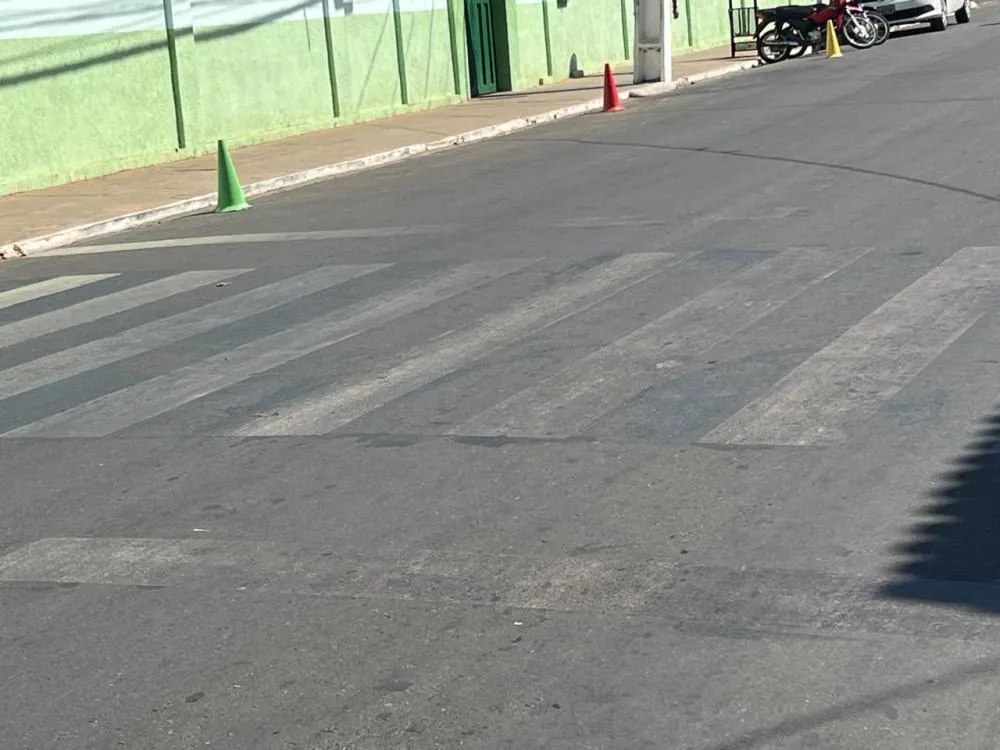 Faixas de pedestres sucumbem ao descaso no trânsito de Livramento