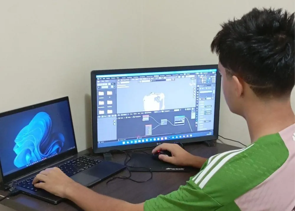 Livramentense de 17 anos transforma artistas em LEGO e conquista visibilidade com criações em Blender