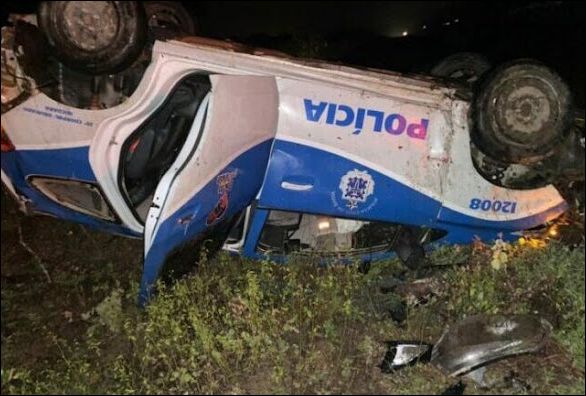  Delegado sofre acidente ao perder direção do veículo