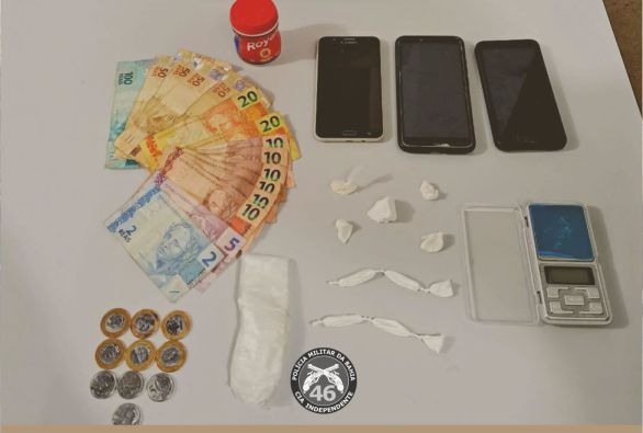 Homem é conduzido à Delegacia por tráfico de drogas em Livramento