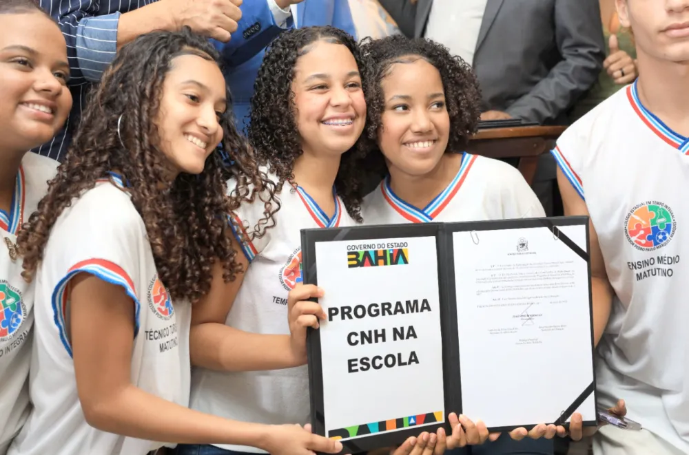 Estudantes da Rede Estadual da Bahia podem obter CNH gratuita