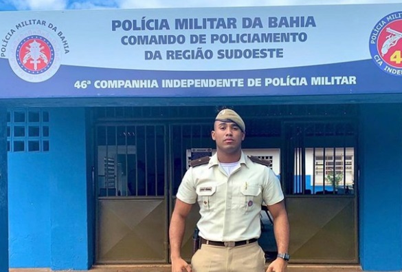 Tenente Davi Aguiar se despede da 46ª CIPM