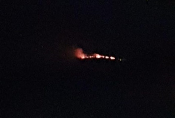 Incêndio atinge vegetação na Serra das Almas em Rio de Contas