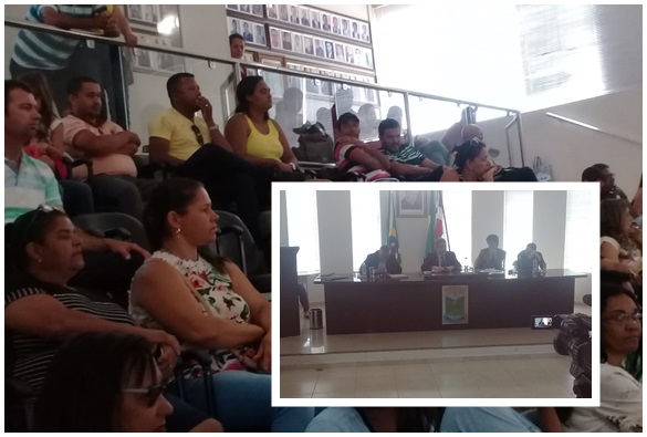 Professores do município comparecem na Câmara de Vereadores de Livramento para assistir sessão que discutiu precatórios para educação