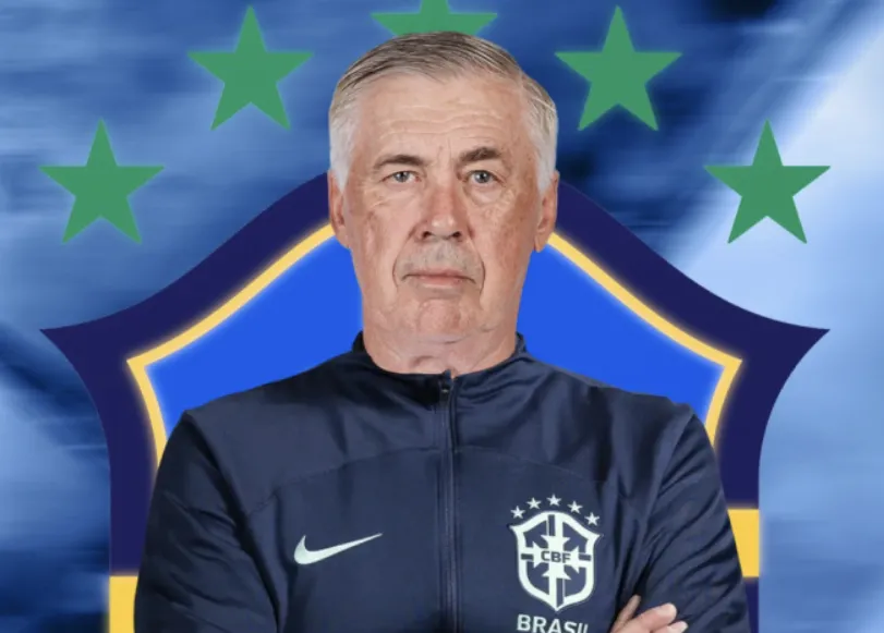 Carlo Ancelotti é o novo técnico Seleção Brasileira