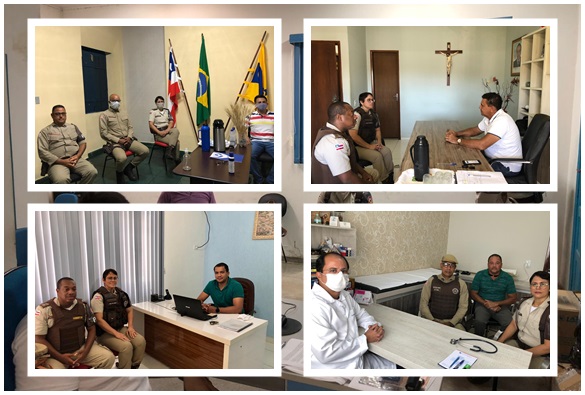 Major Cleise realiza reuniões com prefeitos dos municípios da área de responsabilidade da 46ª CIPM