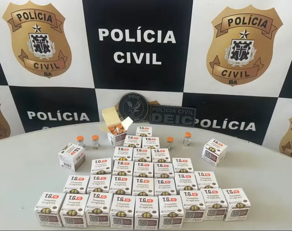 Mais de 100 canetas emagrecedoras são apreendidas em Vitória da Conquista