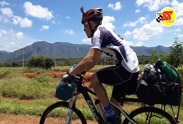 Livramentense faz viagem de São Paulo a Livramento de bicicleta  