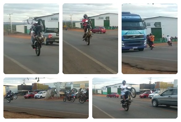 Polícia Militar de olho em jovens que estão com motos com escapamento adulterado e outros empinando motos em Livramento