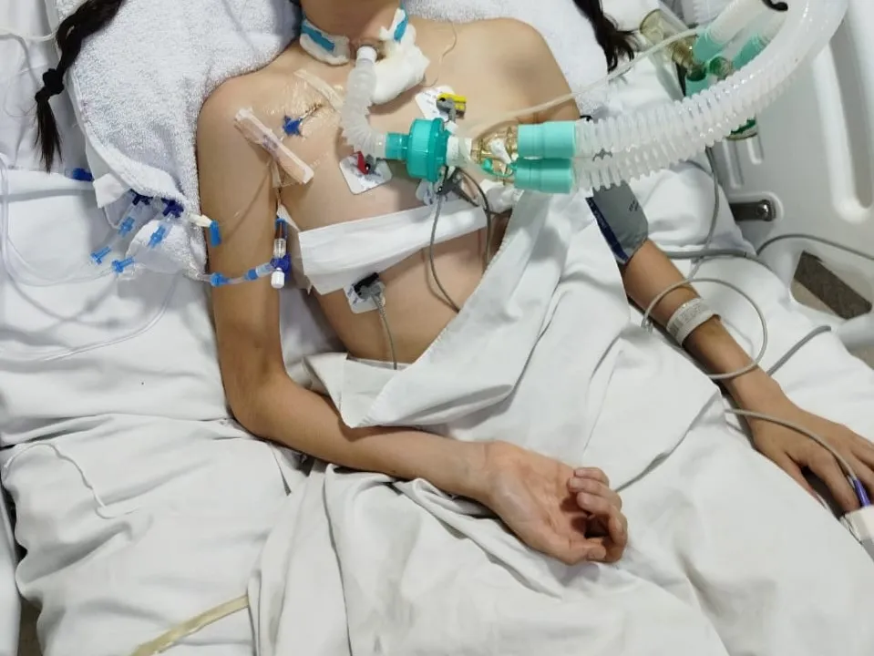 Menina de 13 anos, de Dom Basílio, aguarda vaga para hospital especializado em oncologia pediátrica e radioterapia