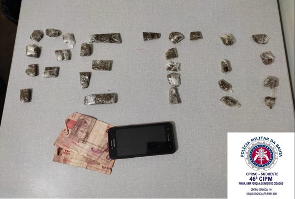 Casal é encaminhado à Delegacia de Polícia por tráfico de drogas em Livramento