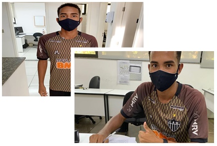 Atacante livramentense de 16 anos é contratado pelo Atlético Mineiro