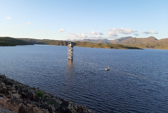 Barragem Luiz Vieira em Rio de Contas registra aumento de volume de água