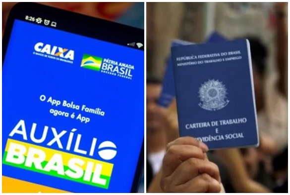 N° dos que recebem o programa Auxílio Brasil na Bahia ultrapassa o trabalho com carteira assinada