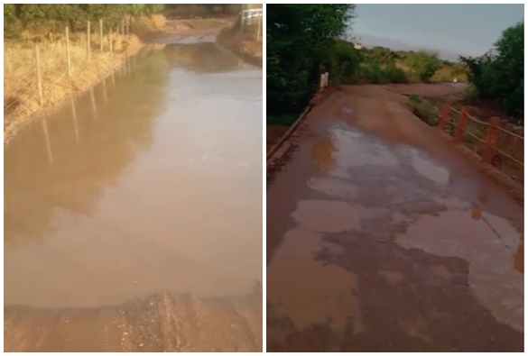 Chuva pegou moradores da zona rural de Livramento de surpresa na madrugada de hoje