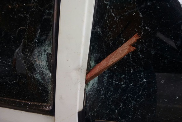 Livramento: Portal irregular na entrada da cidade provoca acidente