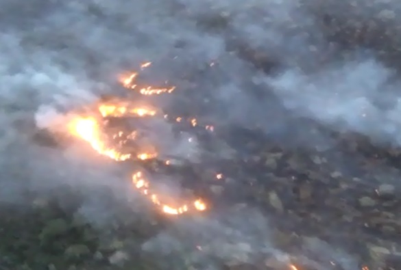 Incêndio na Chapada é contido por conta das chuvas 