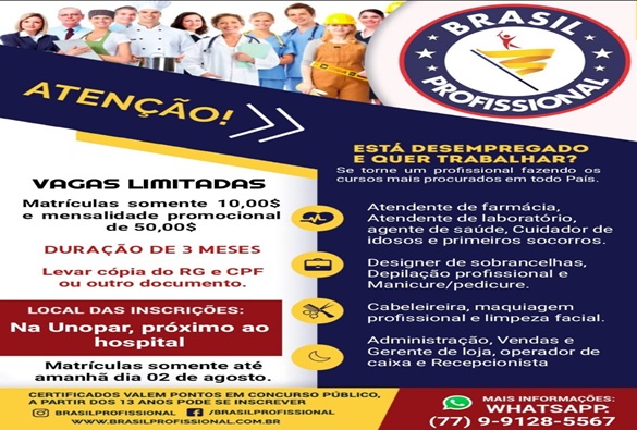Dê um upgrade em seu currículo, conheça os cursos do Instituto Brasil Profissional