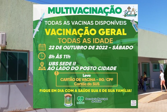 Acontecerá em Livramento dia de multivacinação