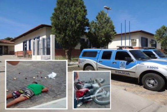 Homem é flagrado jogando drogas no teto da Delegacia de Brumado e sofre grave acidente ao tentar fugir