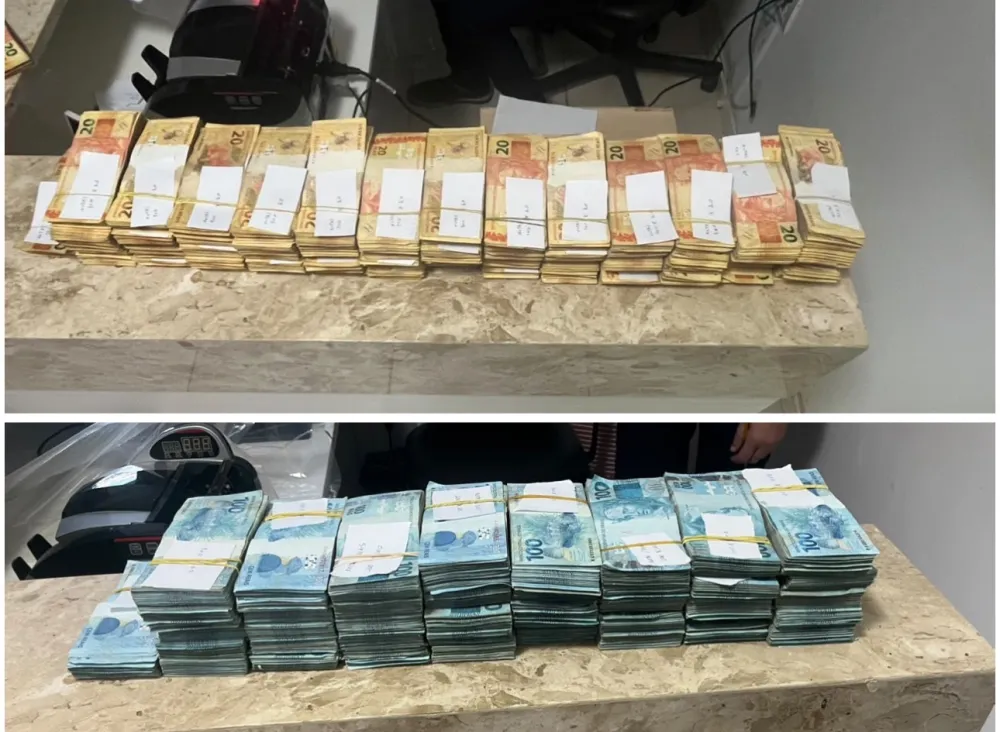 Homem é detido com mala contendo mais de um milhão de reais em espécie em Tanhaçu