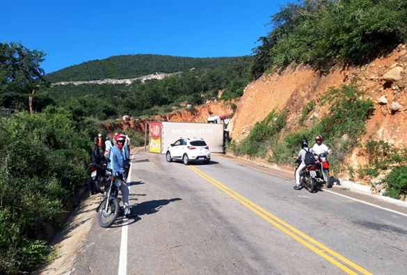  Acidente de trânsito é registrado na BA-148 em Rio de Contas
