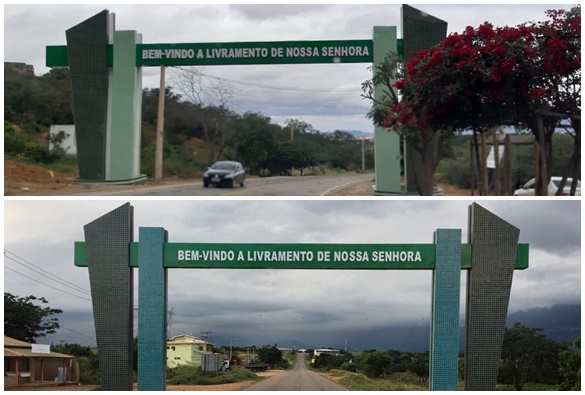 Livramento ganha portais nas três principais entradas da cidade