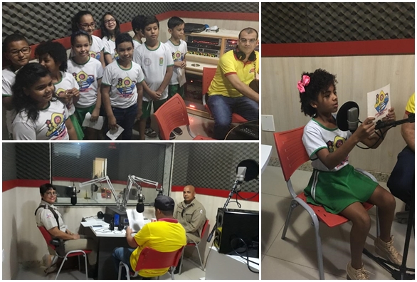 Começou hoje a veiculação radiofônica das dicas do Projeto da 46ªCIPM “A voz mirim na educação para o trânsito” 