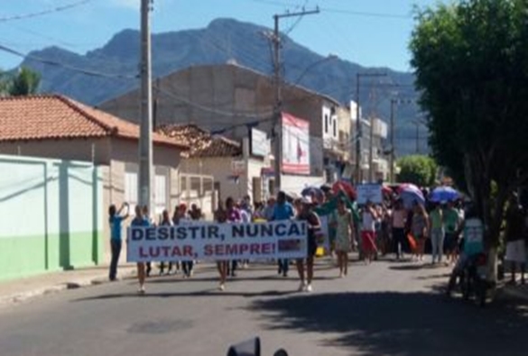 Livramento: Manifestantes vão às ruas contra a reforma da Previdência