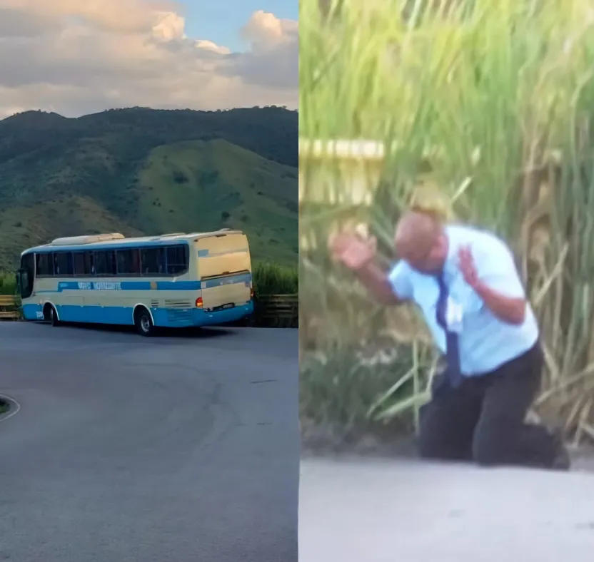 Ônibus da Novo Horizonte perde freio na Serra do Marçal, em Vitória da Conquista